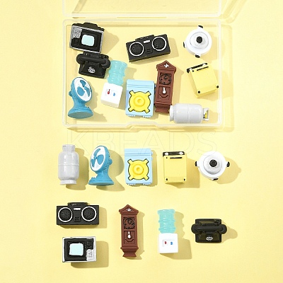 20Pcs 10 Styles Resin Miniature Ornaments RESI-FS0002-09-1