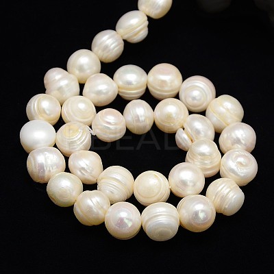 Natural Cultured Freshwater Pearl Beads Strands PEAR-L001-F-14-01-X-1