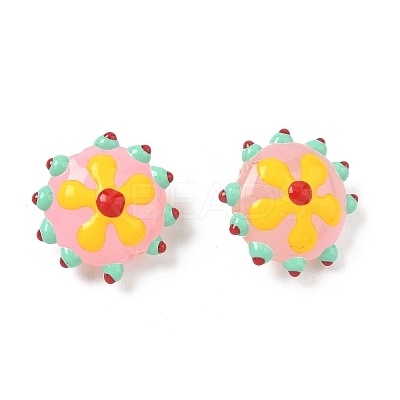 Baking Paint Glass Enamel Beads LAMP-S080-03A-1