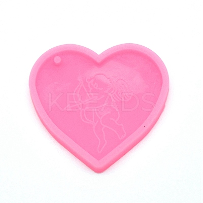 Valentine's Day Theme Pendant Silicone Molds DIY-TAC0005-98-1