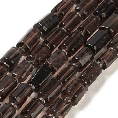 Natural Smoky Quartz Beads Strands G-M403-B30-1