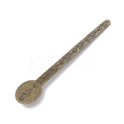 Tibetan Style Alloy Bookmark Rulers AJEW-JK00262-05-1