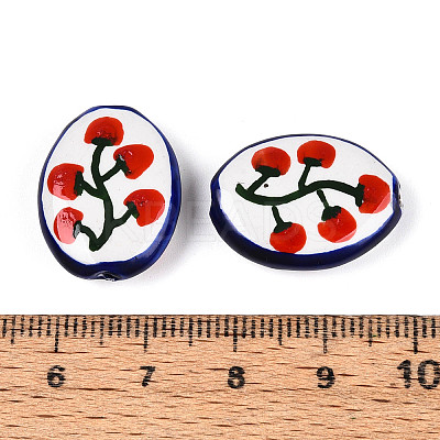 Handmade Porcelain Beads X-PORC-T134-10-1