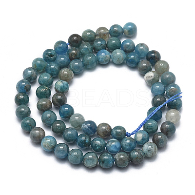Natural Apatite Beads Strands LS-G-I254-08A-01-1