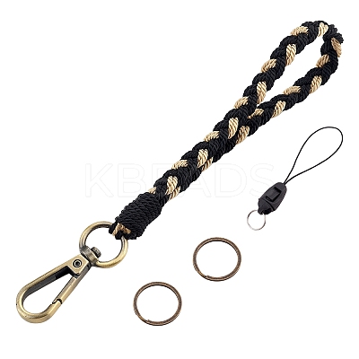 Boho Macrame Wristlet Keychain Keying KEYC-SW00004-03-1
