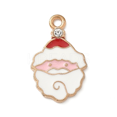 Christmas Themes Alloy Rhinestone Pendants LS-PALLOY-P313-02E-G-1