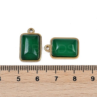 Natural Green Onyx Agate(Dyed & Heated) Pendants LS-STAS-K291-04G-06-1