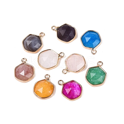 Natural & Synthetic Mixed Stone Pendants G-T144-72M-KCG-1