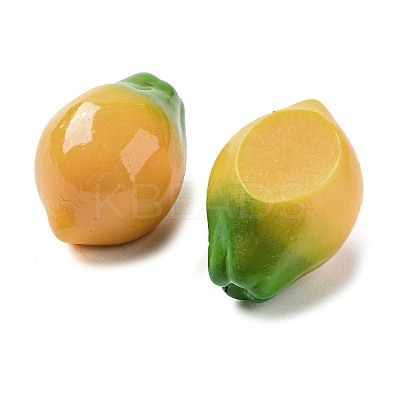 Fruit Opaque Resin Decoden Cabochons RESI-H156-01-05-1