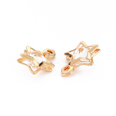 Rack Plating Eco-Friendly Iron Charms X-IFIN-Q133-015-NR-1