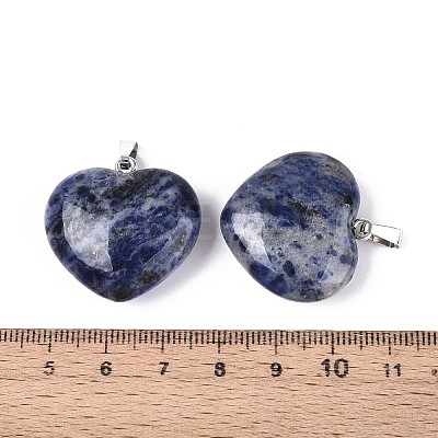 Natural Sodalite Pendants G-N349-05B-P-1
