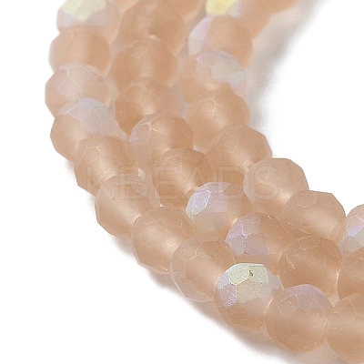 Imitation Jade Glass Beads Strands EGLA-YW0003-19B-17-1
