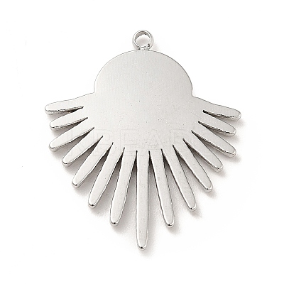 Non-Tarnish 304 Stainless Steel Pendant Cabochon Settings X-STAS-H172-13P-1
