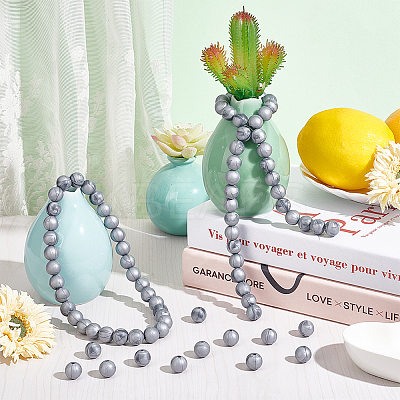 Food Grade Eco-Friendly Silicone Beads SIL-WH0010-10B-1