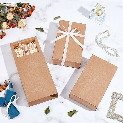 Kraft Paper Storage Gift Drawer Boxes LS-CON-WH0095-56C-1