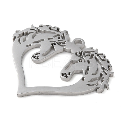 Non-Tarnish 304 Stainless Steel Pendants STAS-R116-10P-1