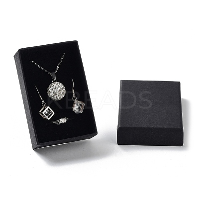 Cardboard Paper Jewelry Set Boxes CBOX-G015-04-1