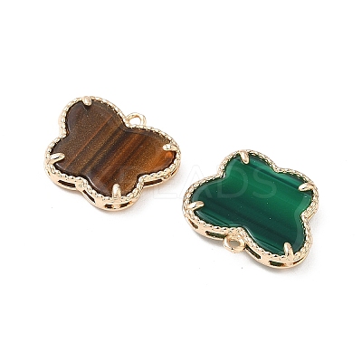 Brass & Resin Pendants KK-S532-02KCG-1