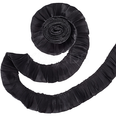 5M Double Layer Polyester Pleated Lace Ribbon OCOR-CY0001-41A-1