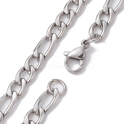Snake with Skull 201 Stainless Steel Pendant Necklaces NJEW-K253-30P-1