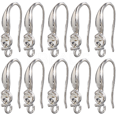 60Pcs Brass Wire Earring Findings FIND-SP0003-67A-LG-1