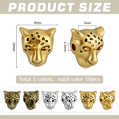 Tibetan Style Alloy Beads TIBE-PH0004-60-LF-1
