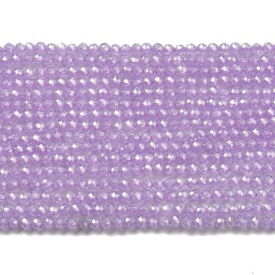 Cubic Zirconia Bead Strands ZIRC-C006-01A-09-1