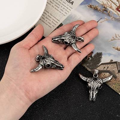 316 Surgical Stainless Steel Big Pendants STAS-E070-29-1