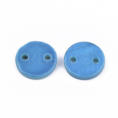 Spray Paint Freshwater Shell Links connectors X-SHEL-S276-27C-1