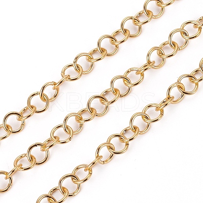 PVD Vacuum Plating 304 Stainless Steel Cable Chains CHS-F007-04G-1