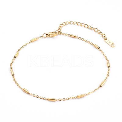 304 Stainless Steel Cable Chains Anklets X-AJEW-AN00392-02-1