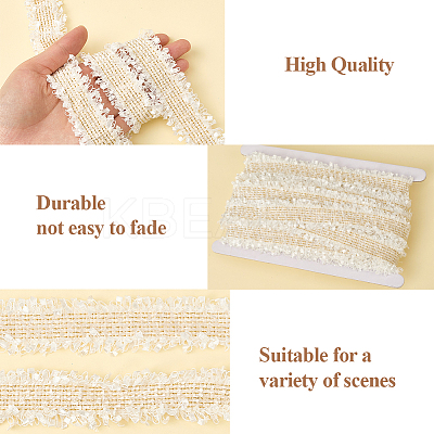 Polyester Lace Trim OCOR-WH20003-25B-1