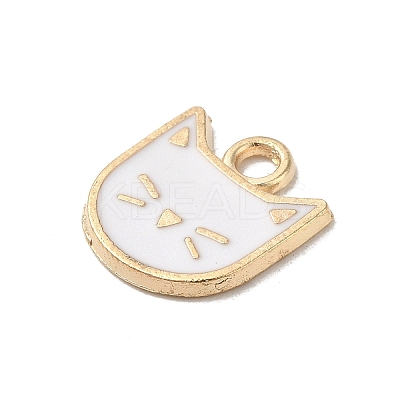 Rack Plating Alloy Enamel Charms ENAM-P254-03KCG-03-1
