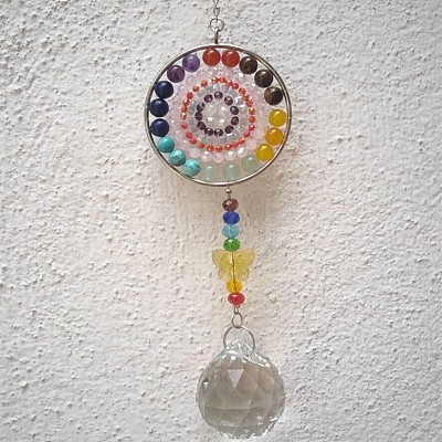 Glass Teardrop Pendant Decoration PW22111446647-1