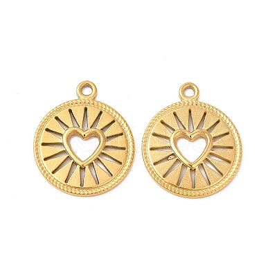 Ion Plating(IP) 304 Stainless Steel Pendants STAS-L268-013G-1