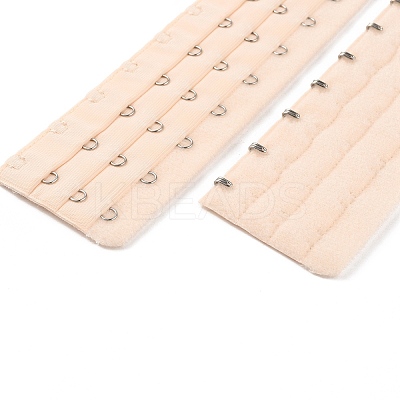 Polyester Women's 3 Rows x 9 Hooks Longline Corset Bra Extender FIND-WH0146-20B-01-1