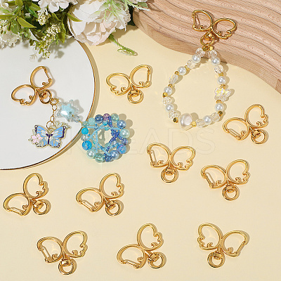 20Pcs Alloy Swivel Clasps FIND-SC0017-28G-1