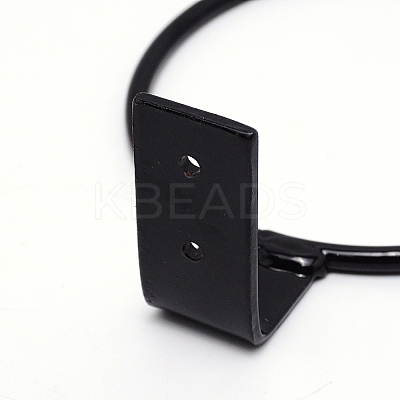 Metal Wall Mounted Bracket Planter Hook Flower Pot Ring For Indoors Balcony  Ring Holder Flower Planter AJEW-WH0120-41B-1