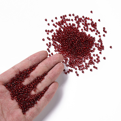 8/0 Glass Seed Beads SEED-A005-3mm-25B-1