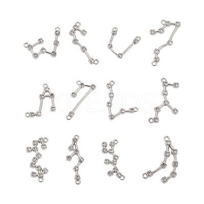 Zinc Alloy with Glass Rhinestone Jewelry Pendant Accessories FIND-FW0001-04-1