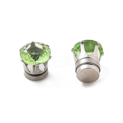 Cubic Zirconia Clip-on Earrings EJEW-L100-01P-05-1