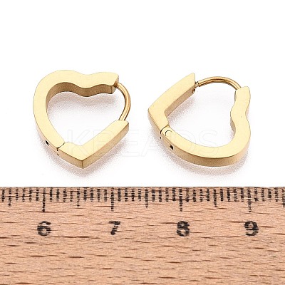 304 Stainless Steel Hoop Earrings STAS-T074-44G-1