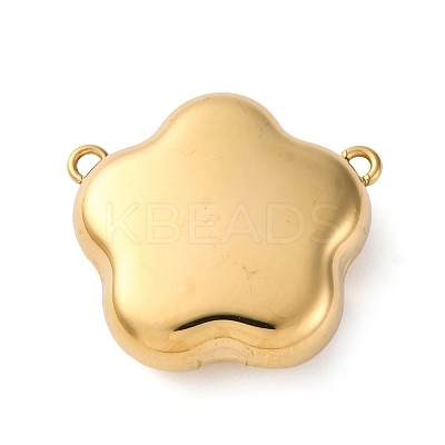 316 Surgical Stainless Steel Flower Pendants STAS-K258-42G-1