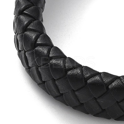 Braided Leather Cord Bracelets LS-BJEW-I200-09EB-1