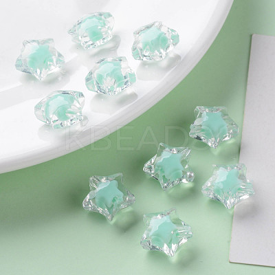 Transparent Acrylic Beads TACR-S152-02A-SS2111-1