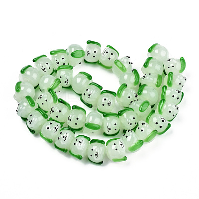 Handmade Lampwork Beads Strands LAMP-N021-42C-1