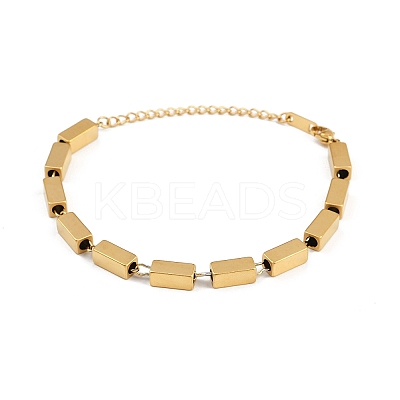 304 Stainless Steel Link Bracelets for Women BJEW-D349-02G-1