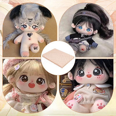Polyester Doll Skin Fabric DIY-WH0569-72A-1