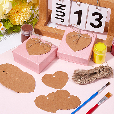 200Pcs Blank Kraft Paper Gift Tags CDIS-SP0001-10A-1