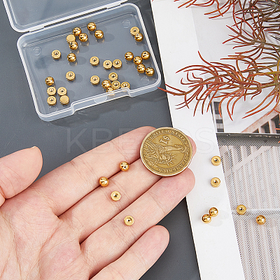 40Pcs 4 Styles 303 Stainless Steel Earring Nuts STAS-HS0001-58G-1